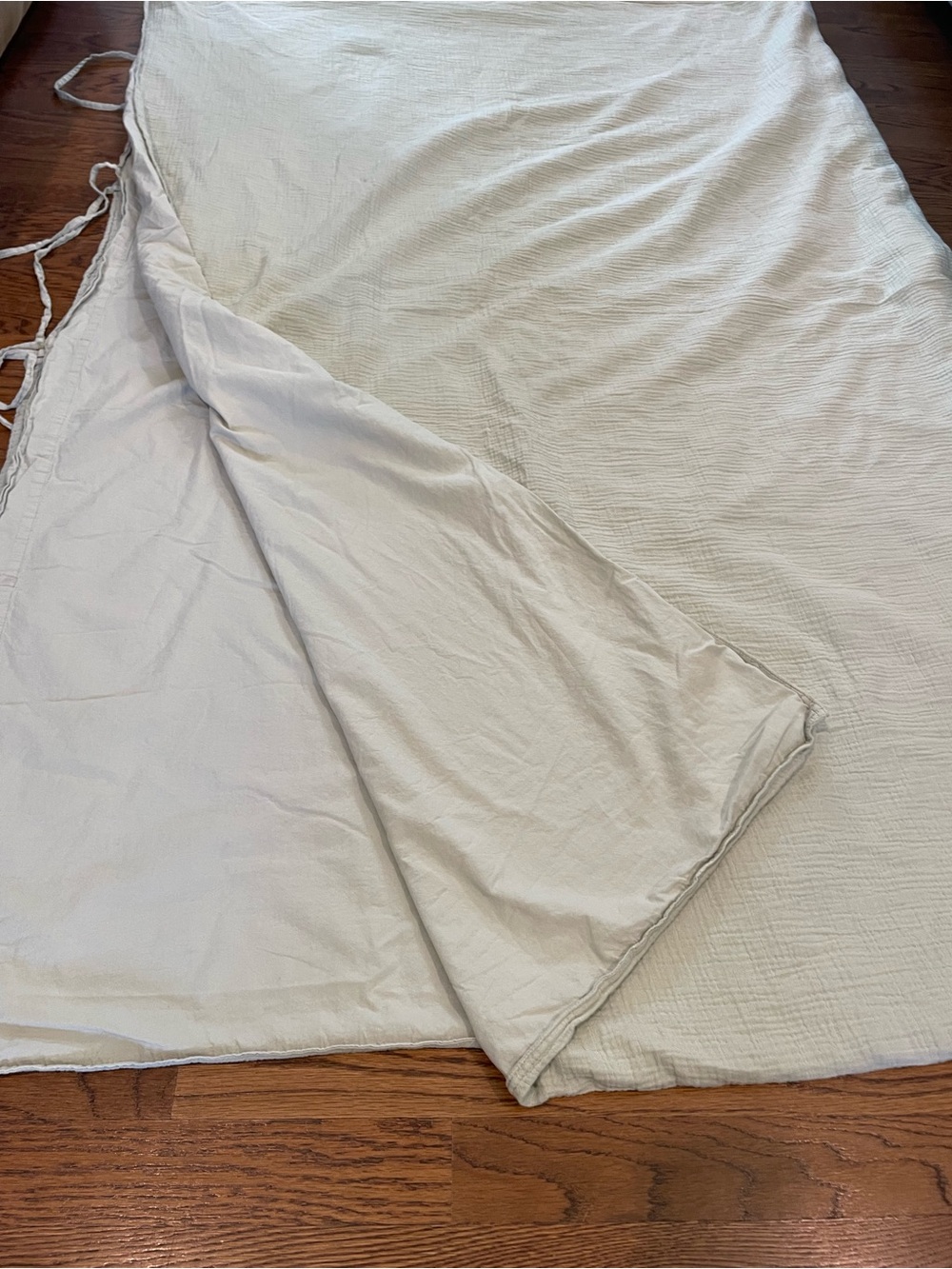 Pottery Barn Teen SOFT GAUZE Twin Duvet Cover Sage Green-Beach/College Dorm - Picture 6 of 8